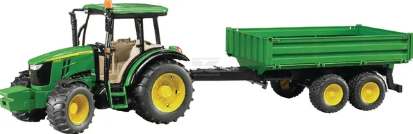 John Deere Traktor og sturtuvagn