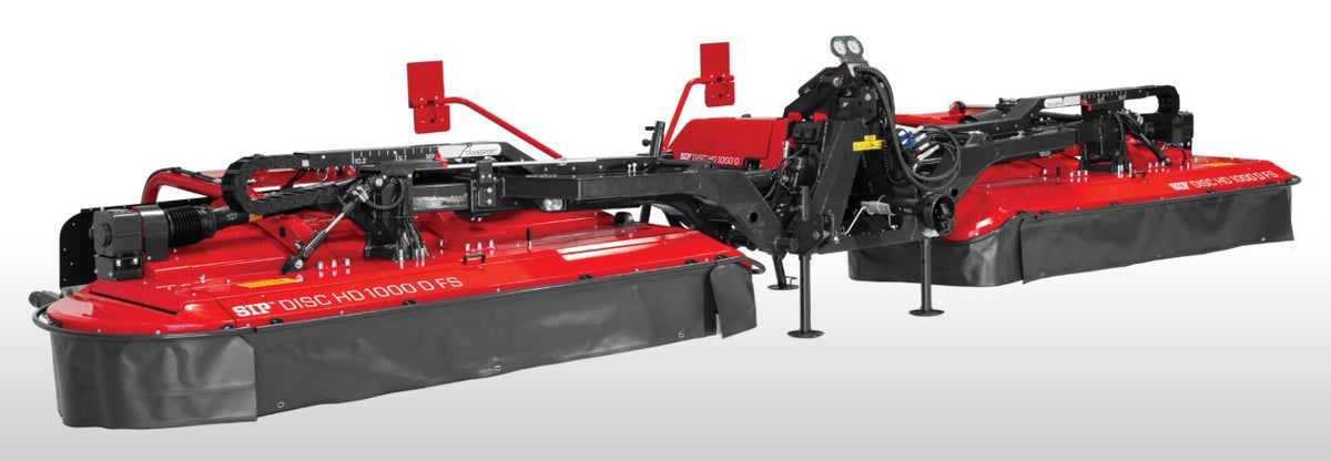 SIP Disc HD 1000D FSC BC "Fiðrildasláttuvél" með knosara og færibandi