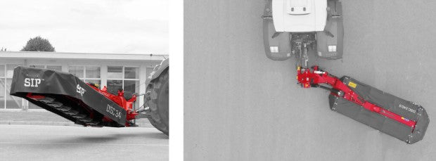 SIP Silvercut Disc 340S afturhengd sláttuvél með knosara