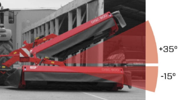 SIP Silvercut Disc 900C "Fiðrildasláttuvél" með knosara