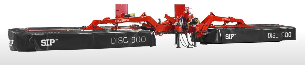 SIP Silvercut Disc 900C "Fiðrildasláttuvél" með knosara