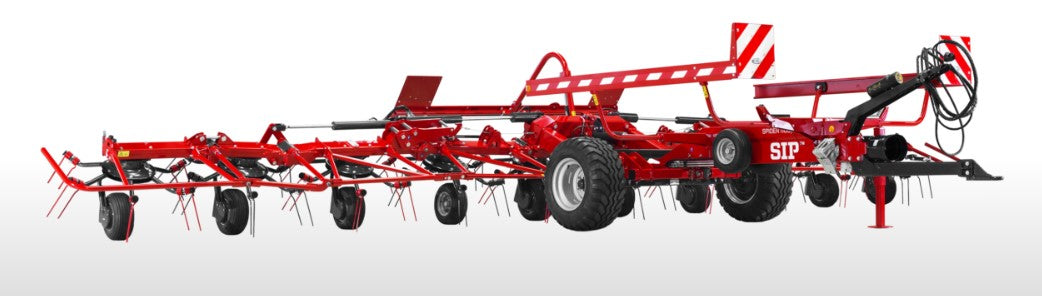 SIP Spider HD 1100/10 T Heyþyrla á vagni með Lely króktindum