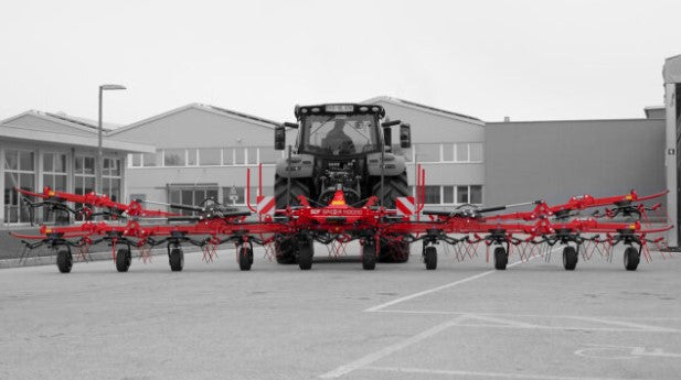 SIP Spider HD 900/8 T Heyþyrla á vagni með Lely króktindum