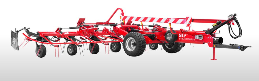 SIP Spider HD 900/8 T Heyþyrla á vagni með Lely króktindum
